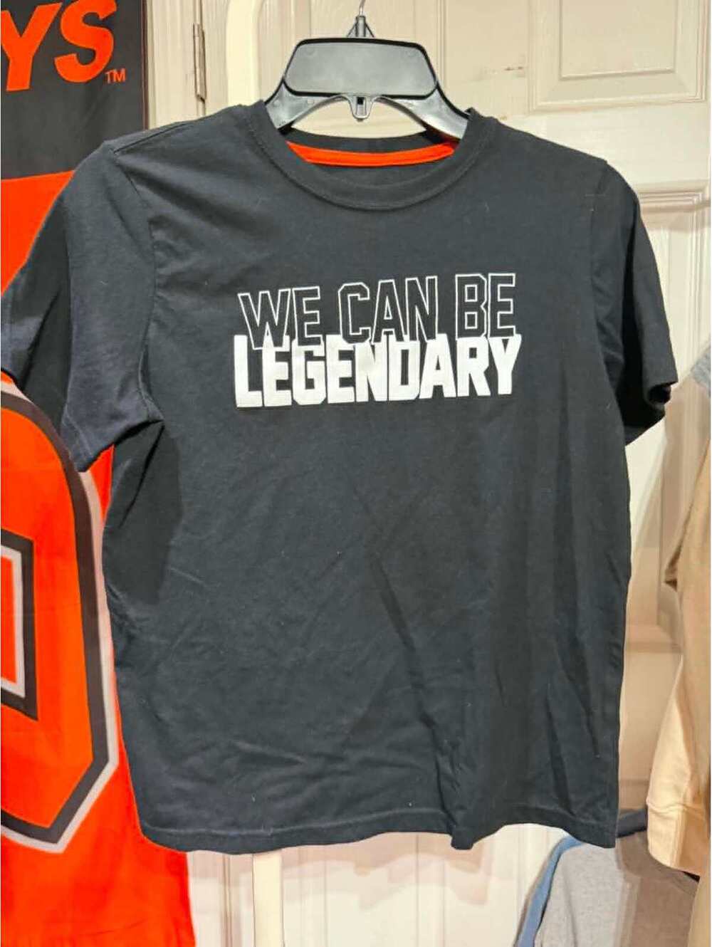 Xersion Youth Large Black 'We Can Be Legendary' Graphic T-Shirt